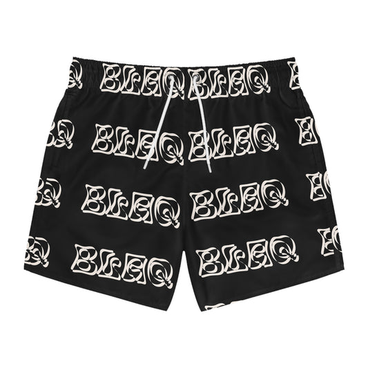Blaq Print Swim Trunks